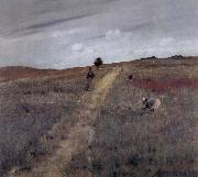 William Merritt Chase Landscape oil painting artist